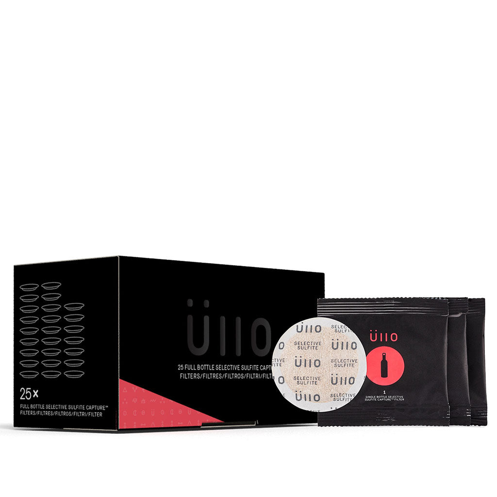 Ullo ワイン フルボトル 交換用フィルター 詰め替え 25個パック Full Bottle Replacement Filters Ullo ワインピュリファイアー \u0026 ワインフルボトル交換用フィルター